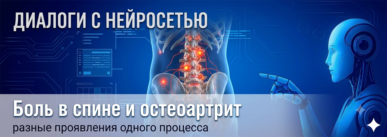 Боль в спине и остеоартрит – разные проявления одного процесса @ ОНЛАЙН